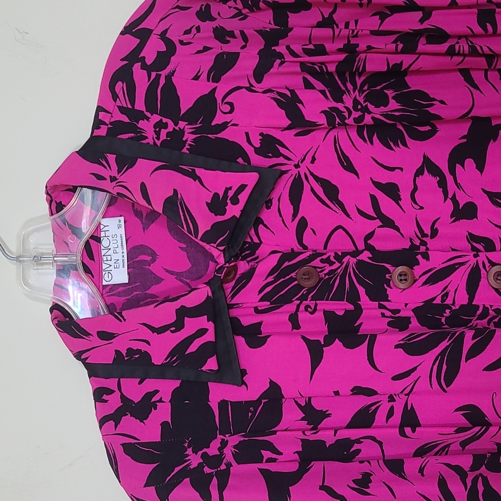 Givenchy En Plus Floral Print Top And Skirt Set Size 18W - Picture 3 of 14